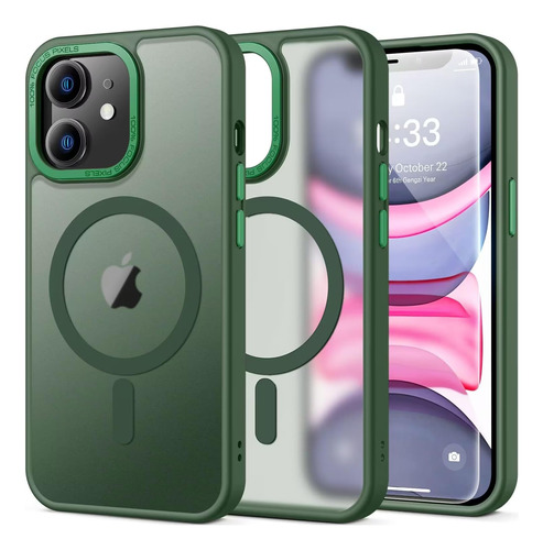 Luhouri Funda Magnética Para iPhone 11 Con Protector De Con