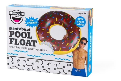 Imagen 6 de 6 de Inflable De Alberca Dona De Chocolate Bigmouth Inc