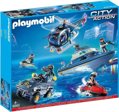 Barco policia playmobil shop