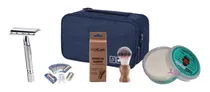 Comprar Kit Navaja Rasuradora Clasica Jabón Afeitar Hisopo Barbería 