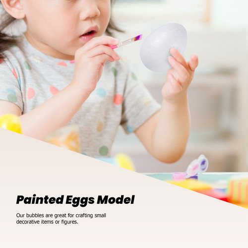 Huevos De Pascua Blancos Para Pintar O Decorar, 10 Unidades,