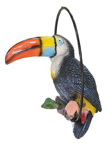 Tucan Tree Decor Sculpture Collection Lifelike Con El Anillo