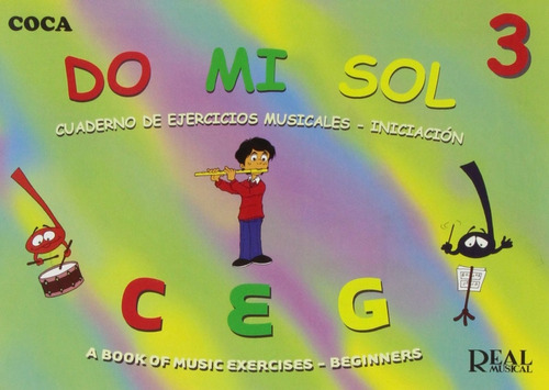 Libro Do Mi Sol 3:cuaderno Ejercicios Musicales