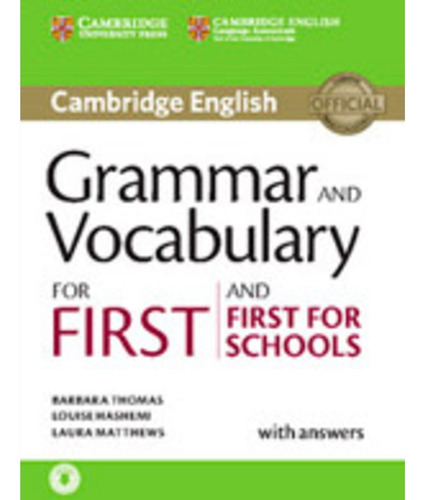 Grammar & Vocabulary For First & First For Schools W/key