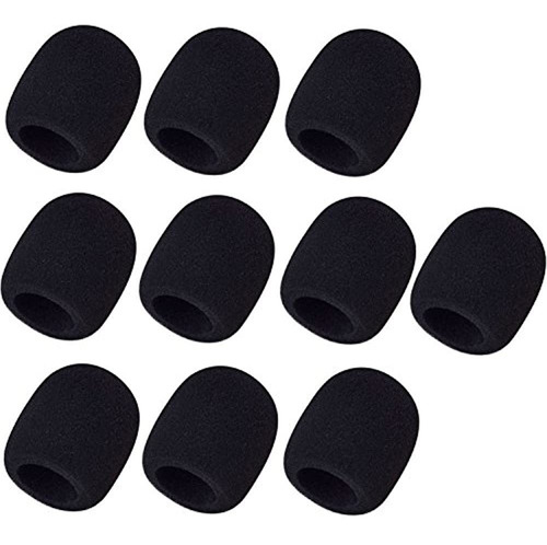 Mudder 10 Pack Espuma Micrófono Funda De Mano Micrófono Para