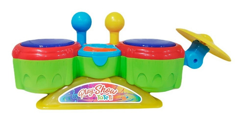 Imagen 6 de 6 de Batería Infantil Musical C/ Luces Y Sonidos Calesita Art 829 Color Multicolor