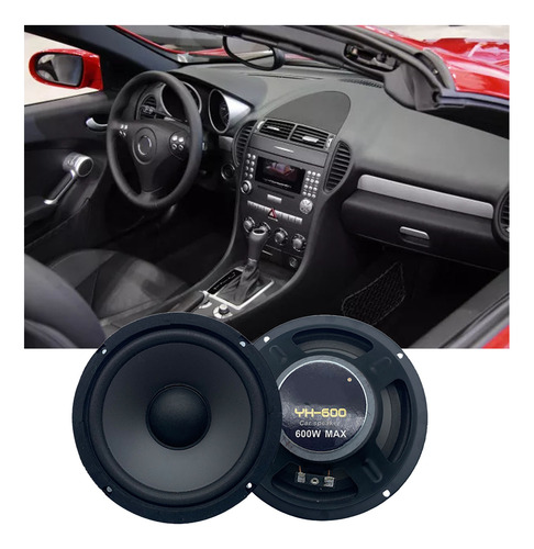 2 Altavoces Coaxiales, Audio Universal Y Música Estéreo De 6