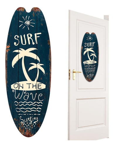 Surf Playa Decoraciones, Mxike-002, 2pzas, 16x45cm, Madera