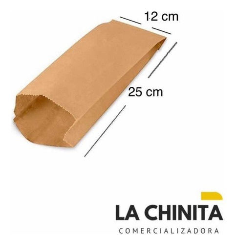 Bolsa Saco Papel Kraft 1 Kilo X 200 Unidades