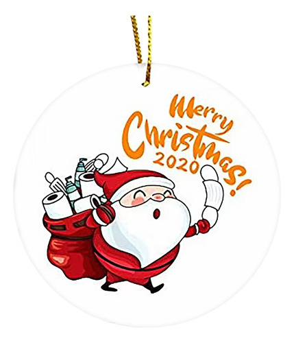 Adorno Personalizado K De Papá Noel De Navidad 2020 H 4012