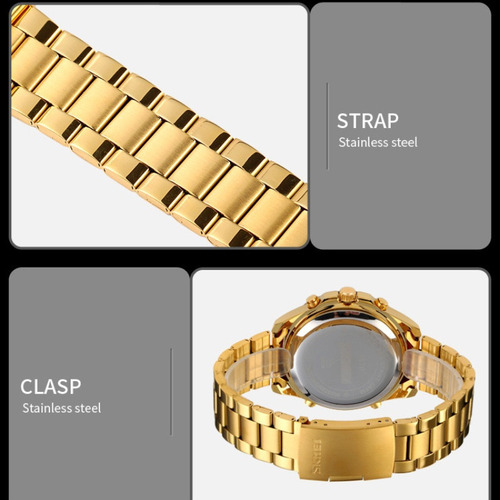 Reloj Electrónico De Acero Inoxidable Iluminado Skmei 1670