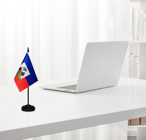 Set De Banderas P/ Escritorio Bclin De Paises, Haiti