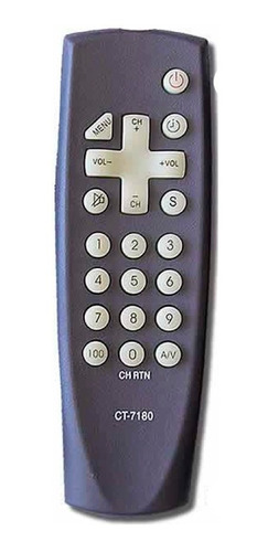 Control Remoto Tv De Tubo Para Toshiba Tv-153