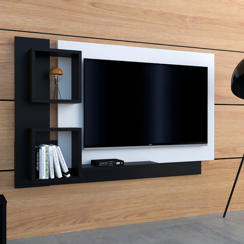 Panel Para Led Modular Organizador Linea Moderna H/40 Color Marrón