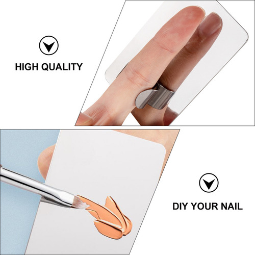 2 Conjuntos De Bandeja De Pintura De Unhas, Placa Prática De