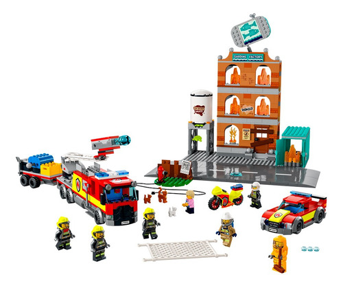 Lego 60321 Cuerpo De Bomberos