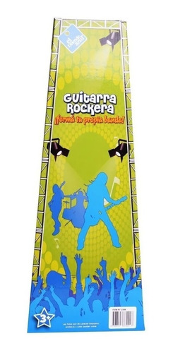 Guitarra Infantil Rockera Musical Con Pua El Duende Azul