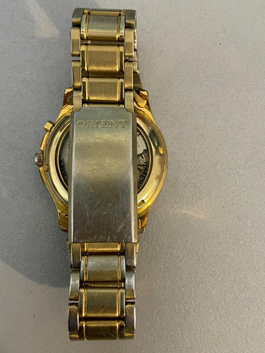 Reloj Orient Aaa 21j 46943 Hombre Dorado Acero Inox. Dorado Oscuro Dorado Oscuro Amarillo (Usado)