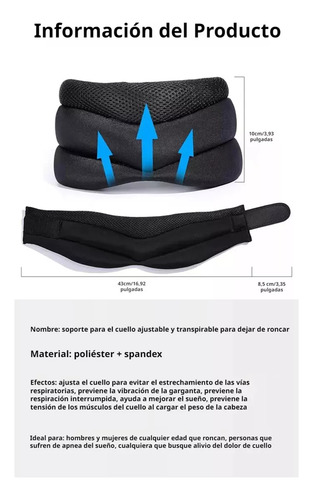 Collarín Cervical Collar Blando Cervical