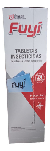 Tableta Repele Mosquitos Fuyi 20 Cajas - 24 Noches Cada Una