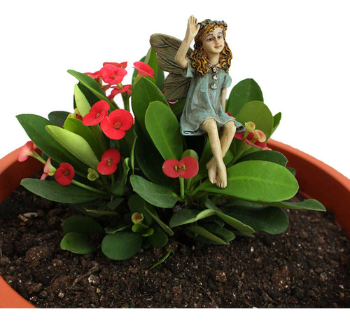 * Figura De Jardín S 6 Garden Ornaments En Miniatura Con