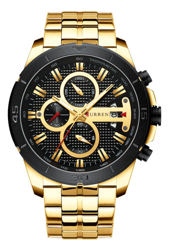 Reloj Hombre Curren Cronógrafo 8337 Deportivo Acero