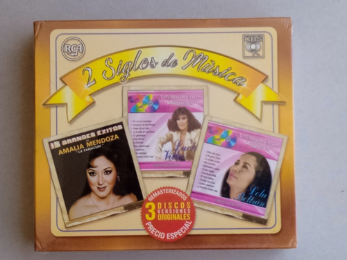 Dos Siglos De Musica Amalia Mendoza/lucha Villa/lola Beltran (Usado)
