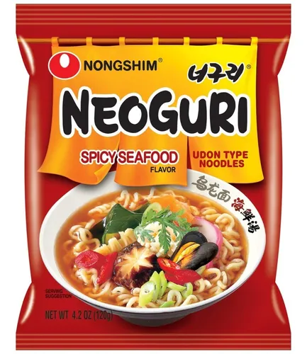 comprar Ramen Coreano Nongshim Spicy Seafood 120g Sopa Instantánea.