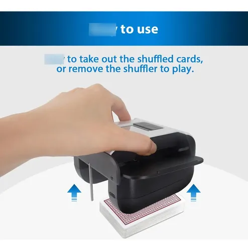 Barajador Automático ShuffleBox S1 Con Batería De 2000 MAh | Ultra Silencioso Y Para 2 Mazos | Ideal Para Póker Y Juegos De Cartas