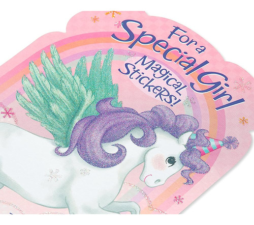 Tarjeta De Cumpleaños De American Greetings Para Niña (pegas