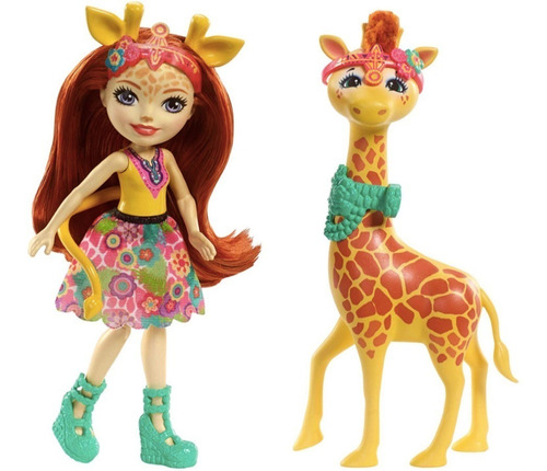Muñecas Enchantimals Gillian Giraffe Juguete Mattel Original