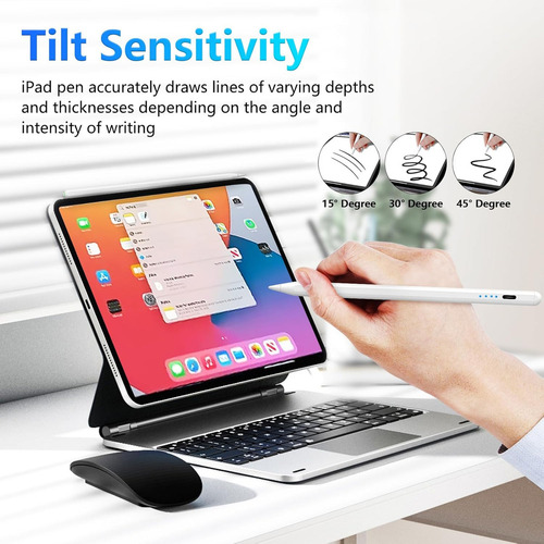 Pluma Lapiz Stylus Para iPad Tablet,carga Rápida,magnética
