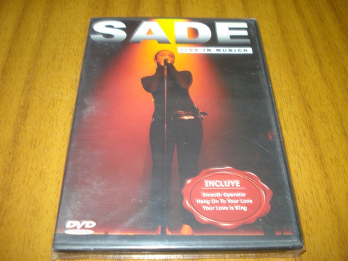 Dvd Sade / Live In Munich (nuevo Y Sellado)