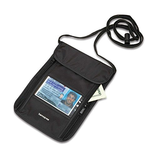 Samsonite Rfid Security Neck Pouch Black