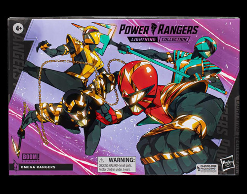 Hasbro Power Rangers Lighting Collection - Omega Rangers 4p
