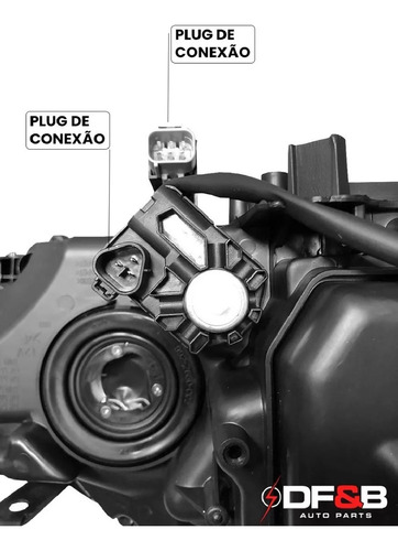 Par Farol + Lanterna Hilux Led 16 17 18 19 Para Adaptar Srv