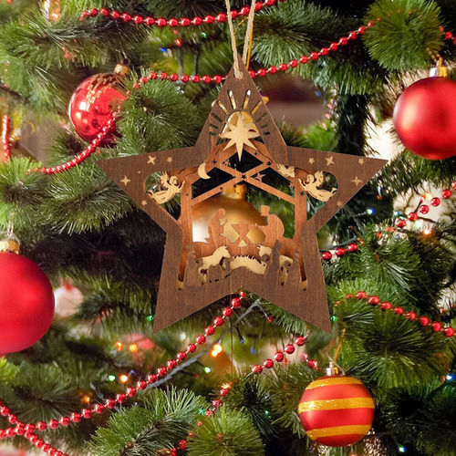 6 Pesebre Navideño Adornos Para Árbol De Navidad