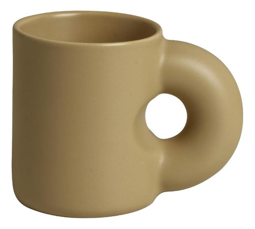 Taza De Café Taza De Leche Té De Oficina Marrón 380ml