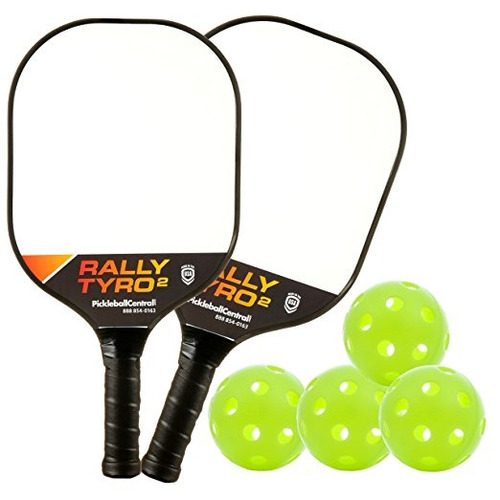 Rally Tyro 2 Compuesto Pickleball Paddle Paquetes - Define P