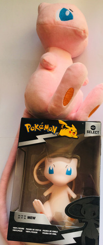 Pokémon Select Mew Figura De Vinilo Y Peluche (Usado)