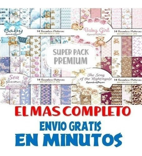 Super Pack Clipart Papeles By Essential Desire