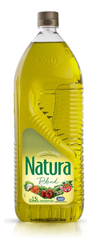 Aceite blend girasol y oliva Natura botellasin TACC 1.5 l 