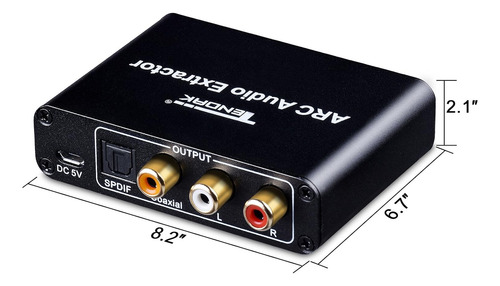 Adaptador Hdmi Arc Con Toslink - Convertidor Audio Estéreo