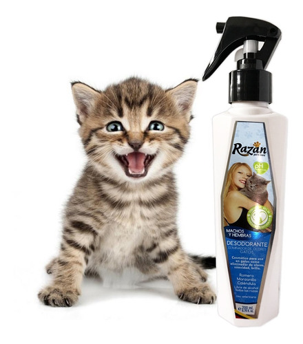 Perfume Desodorante Para Gatos Eliminador De Olores