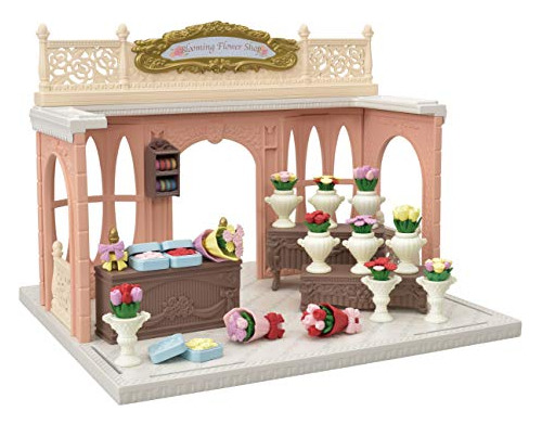 Town Series Blooming Flower Shop Fashion Dollhouse Play...