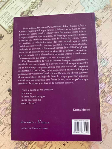 Libro Casa De Viaje De Natalia Monsegur Viajera Editorial