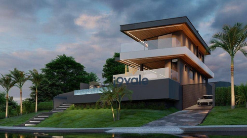 Imagem 7 de 21 de Casa 5 Suítes Alto Padrão Completa Em Luxo Com Elevador Condomínio Urbanova Em Sjcampos-sp - Ca2133