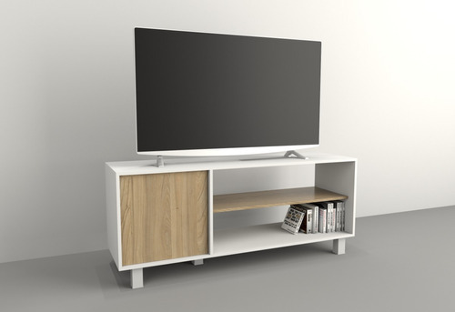 Mesa Tv Smart Led 128 Cm Mueble Rack Moderno Melamina