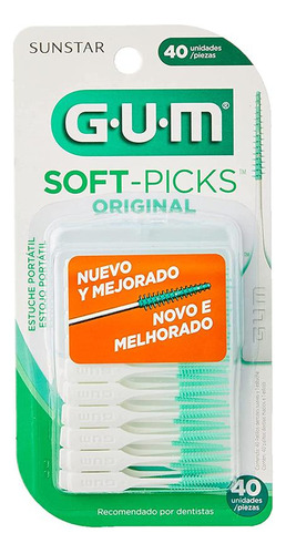 Gum Soft Picks Original Palitos Interdentais 40 Un