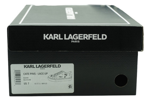 Tenis Karl Lagerfeld Cate Pins - Lace Up Nuevos Originales